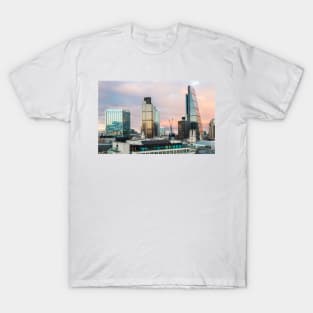 City of London Evening Skyline T-Shirt